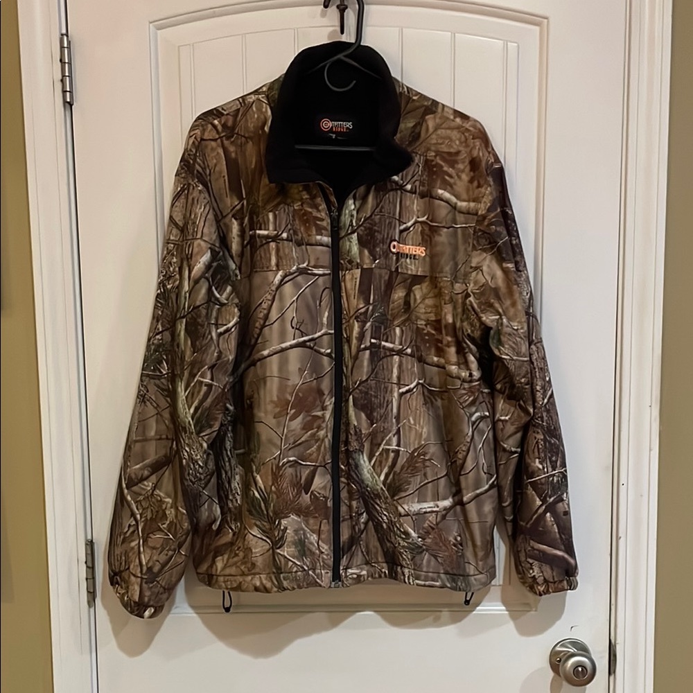 🍀Outfitters ridge REALTREE Camo Outdoor Jacket for men size large